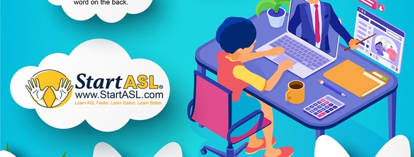 An infographic by StartASL.com that shows how to Set ASL Study Goals for the Holiday Period with an Action Plan