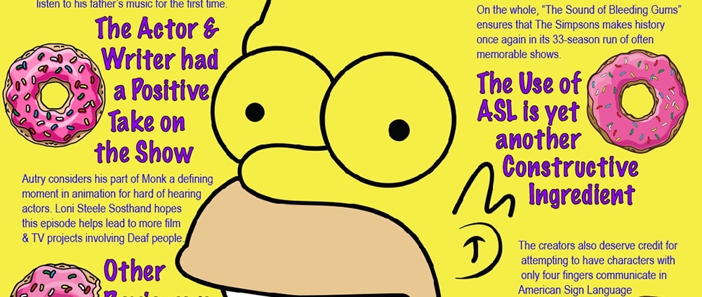 The Simpsons Makes History with Deaf Voice Actors and the Use of ASL