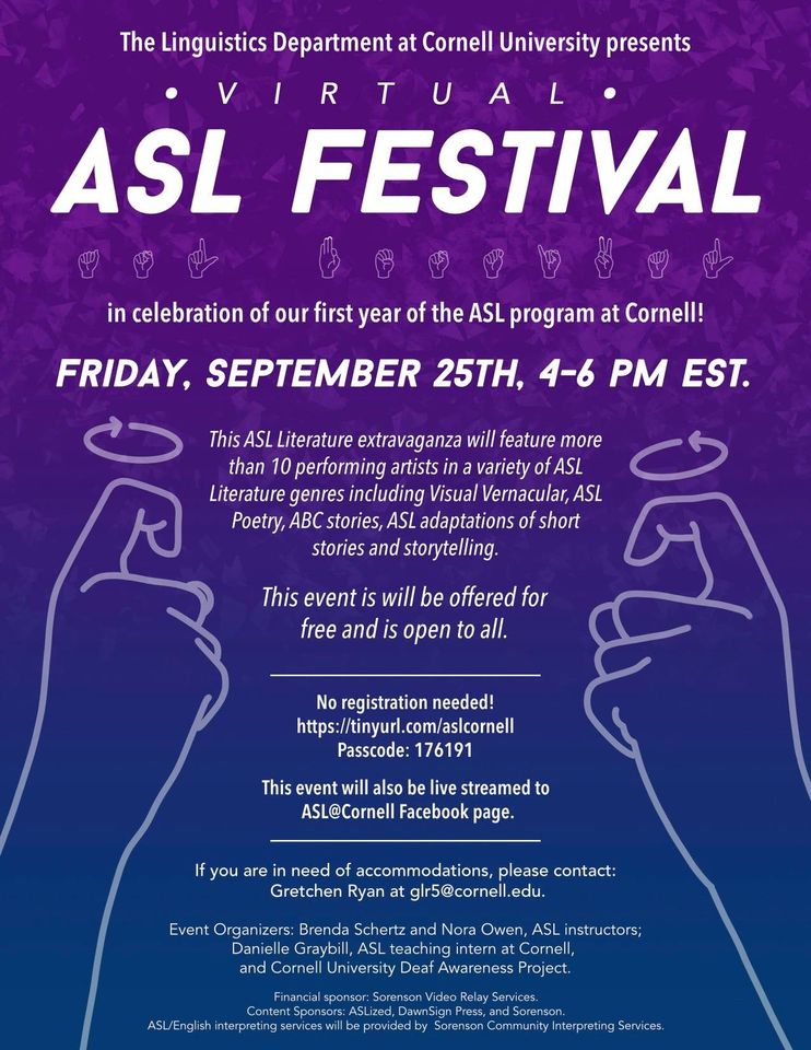 Virtual ASL Festival