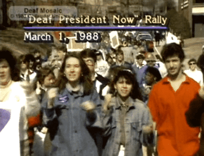 deaf-mosaic_deaf-president-now | Start ASL Deaf Mosaic - Deaf President Now