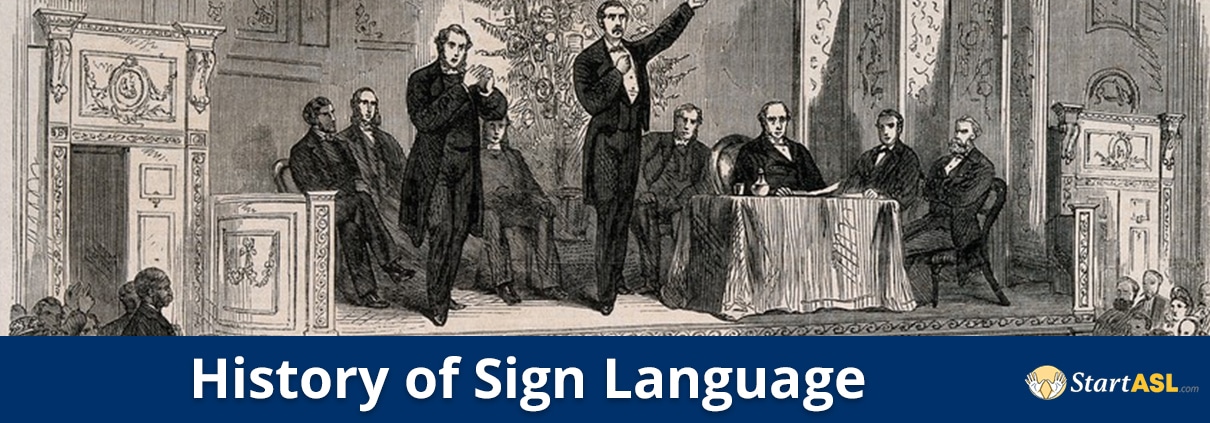 history of sign language title