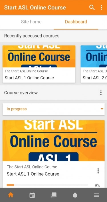 Start ASL Mobile App